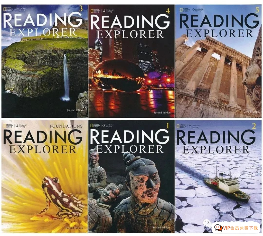 殿堂级《Reading Explorer》第2版原版教材+音视频+全144节外教课，Reading Explorer出道即巅峰，从未被超越 资源百度网盘下载